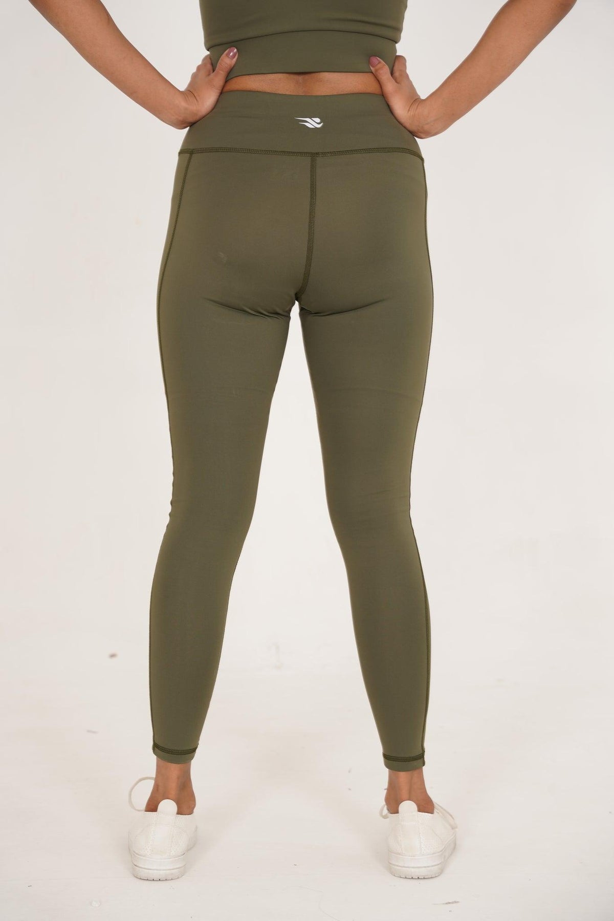 Ladies' Seamless Leggings - Olive - GYMRUN Activewear
