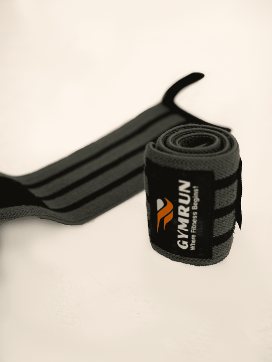 Lifting Wrist Wraps - Grey - GYMRUN Activewear