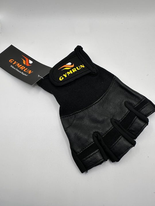 Men's Wrist Wrap Gloves - Grey - GYMRUN Activewear