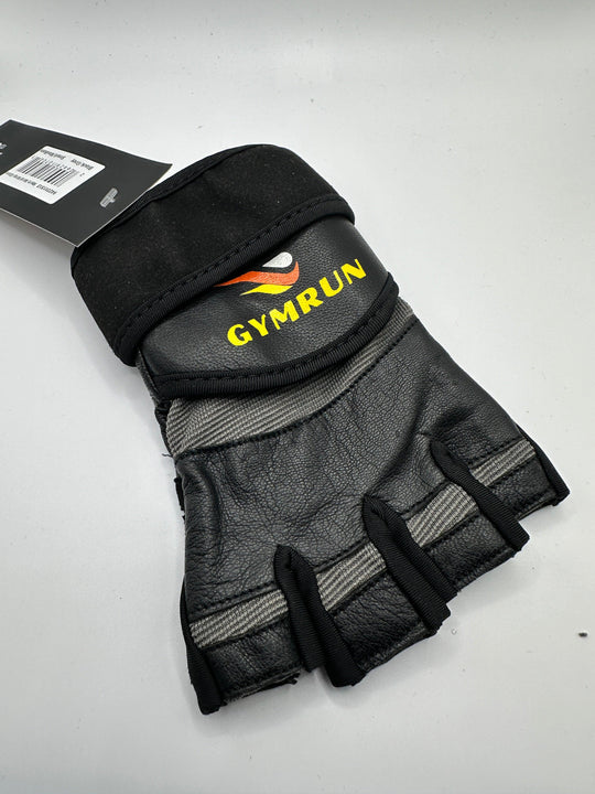 Men's Wrist Wrap Gloves - Grey - GYMRUN Activewear