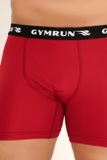 Performance Boxers - Maroon - GYMRUN Activewear