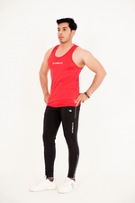 PerformanceFlex Men's Tank Top-Maroon - GYMRUN Activewear