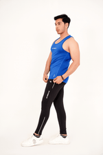 PerformanceFlex Men's Tank Top-Navy - GYMRUN Activewear