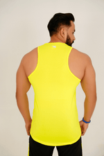 PerformanceFlex Men's Tank Top-Neon Yellow - GYMRUN Activewear