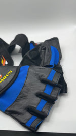 Men's Wrist Wrap Gloves - Blue