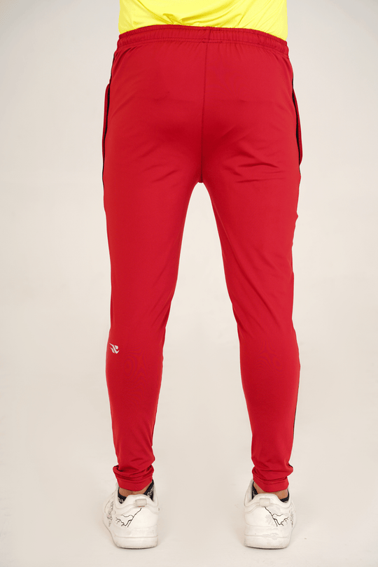 Pro-Fit Men's Performance Trousers-Maroon - GYMRUN Activewear