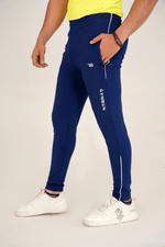 Pro-Fit Men's Performance Trousers-Navy - GYMRUN Activewear