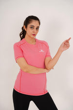 Seamless Dry-Fit Shirt - Pink - GYMRUN Activewear