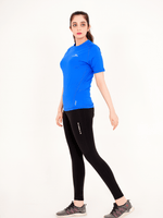 Seamless Dry-Fit Shirt - Royal - GYMRUN Activewear