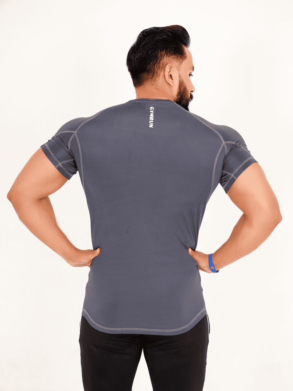 Ultimate Compression Shirt - Grey - GYMRUN Activewear