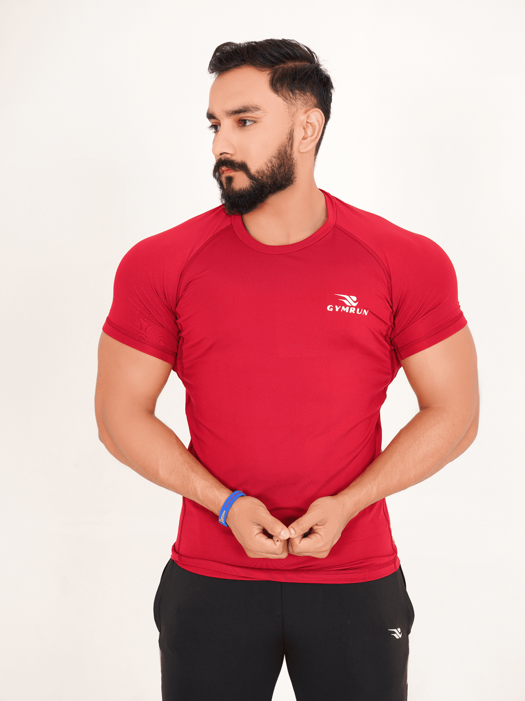 Ultimate Compression Shirt - Maroon - GYMRUN Activewear