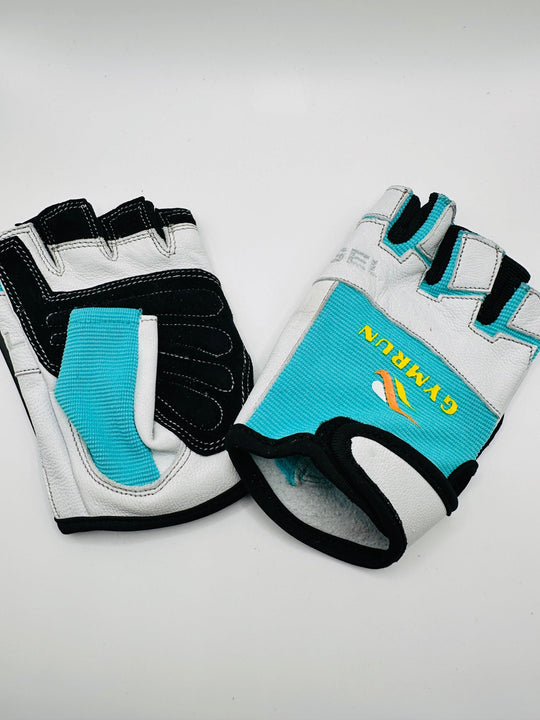 Women's High Performance Gel Gloves - Teal - GYMRUN Activewear