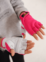 Ladies Training Gloves - Pink - GYMRUN Activewear